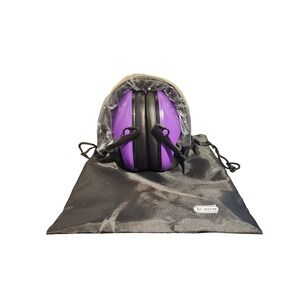 Dr Meter Kids Purple Black Adjustable Noise Cancelling Hearing Protection